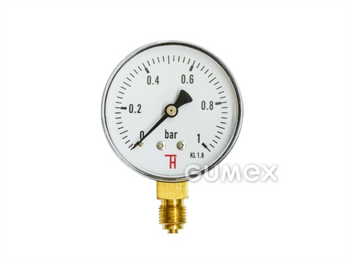 MANOMETER A VÁKUOMETER ŠTANDARDNÝ- SPODNÝ VÝVOD